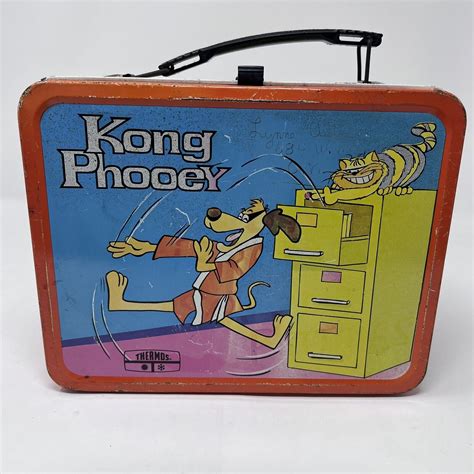 Vintage Hong Kong Phooey Metal Lunchbox 